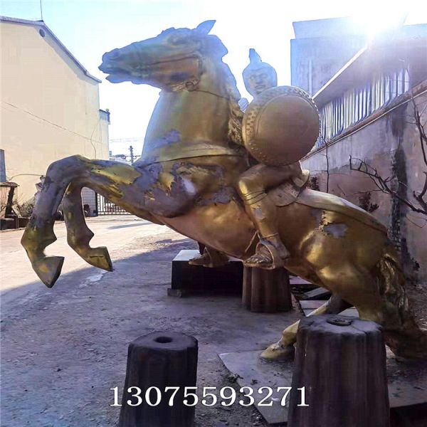 玻璃钢飞马雕塑