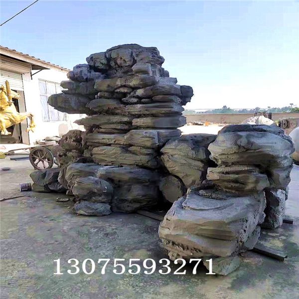  假山场景雕塑